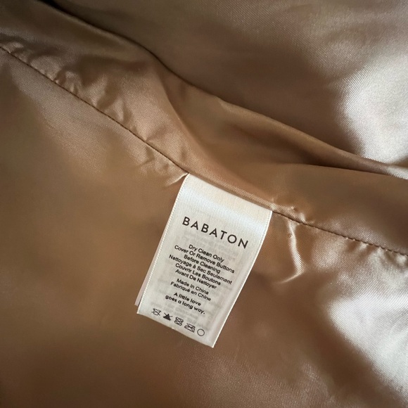 Babaton Wool & Cashmere Camel Coat Medium - knee length - Picture 5 of 6